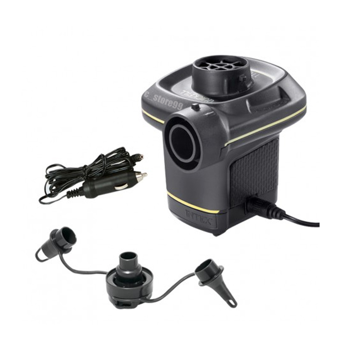 Inflador Eléctrico 3 x1 Adaptador Carro